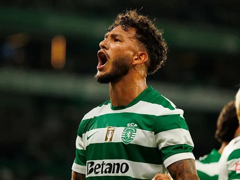 El futbolista colombiano Luis Javier Suárez le dio el triunfo a Sporting en la Liga de Portugal