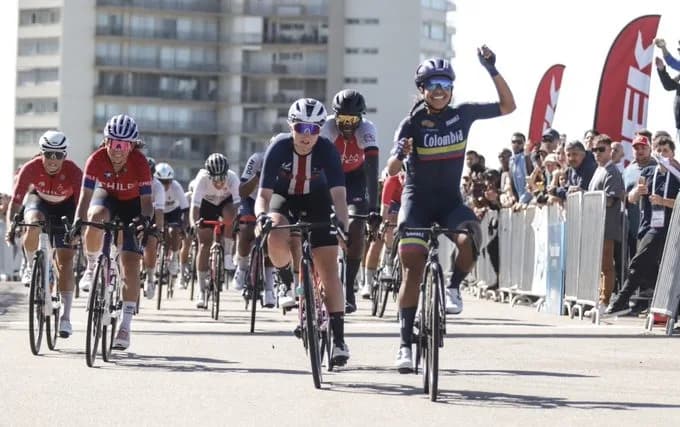 Colombia consiguió el oro en la prueba de ruta femenina de fondo en el Campeonato Panamericano de Ruta en Ciclismo