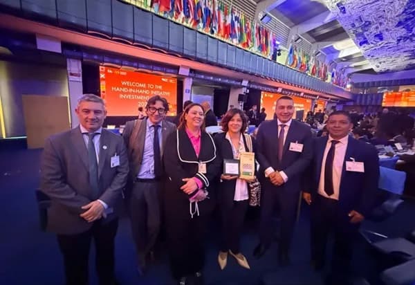 Llama la atención en Roma la numerosa delegación colombiana en el Foro Mundial de la Alimentación de la FAO