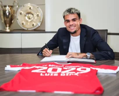 El Bayern Múnich hizo oficial el fichaje del colombiano Luis Díaz