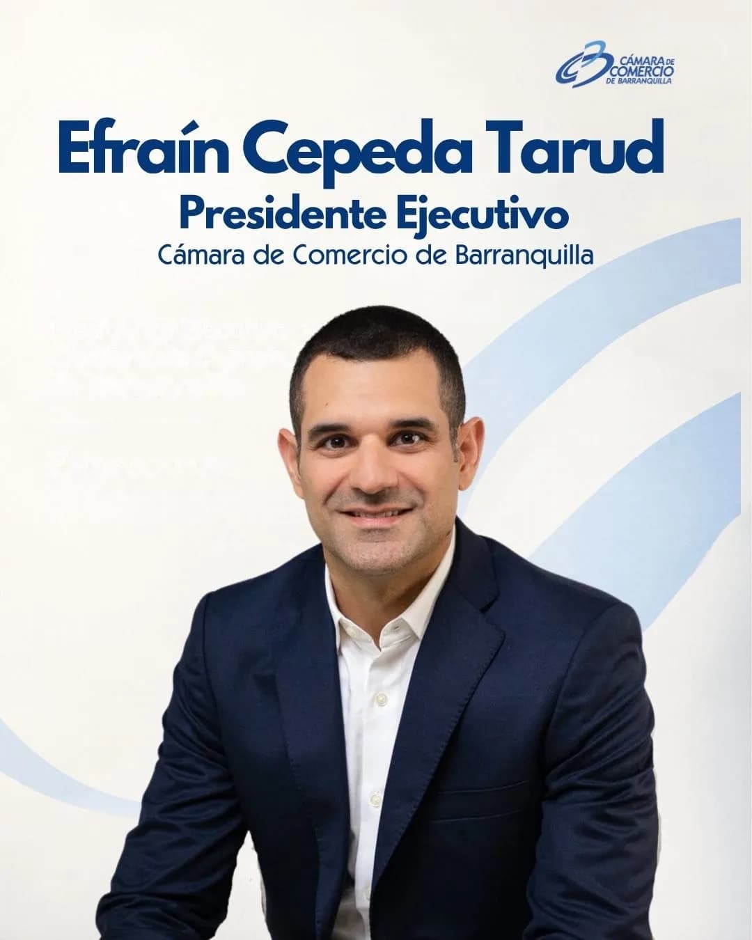 Efraín Cepeda Tarud, nuevo presidente de la Cámara de Comercio de Barranquilla (CCB)