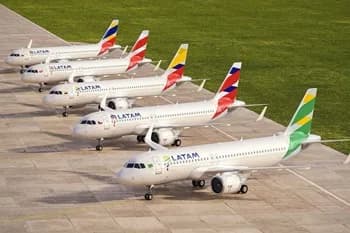 Cinco A320 de Latam Airlines recibirán cambio de imagen para conmemorar presencia en Latinoamérica