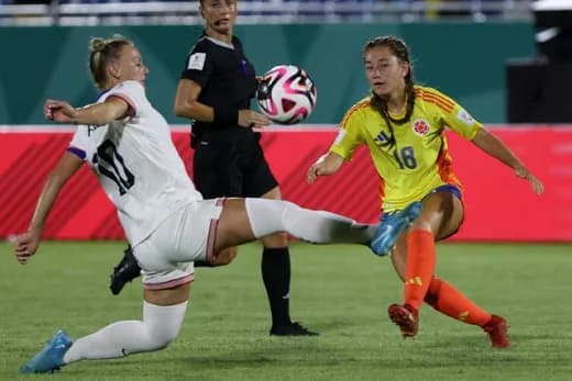 Estados Unidos le ganó a la Selección Colombia en el Mundial Femenino Sub-17
