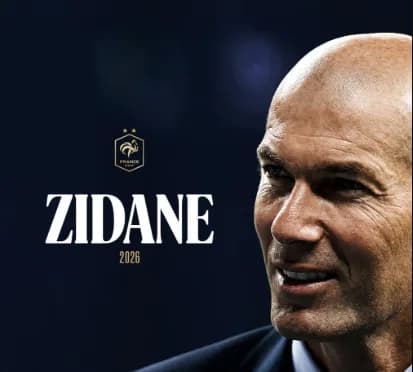 Zinédine Zidane asumió como nuevo director técnico de la Selección de Francia
