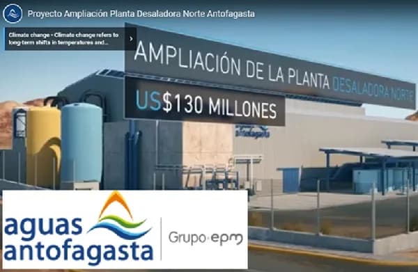 A Aguas de Antofagasta, filial de E.P.M. en Chile, le incumplieron contrato de US$130 millones