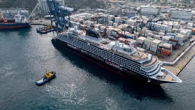 En el Puerto de Santa Marta arribó el crucero francés Club Med 2 con más de 280 pasajeros