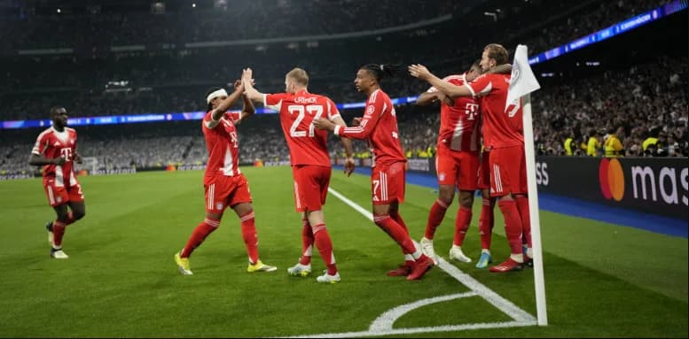 Luis Díaz marcó en la victoria del Bayern Múnich sobre el Real Madrid en la Champions League