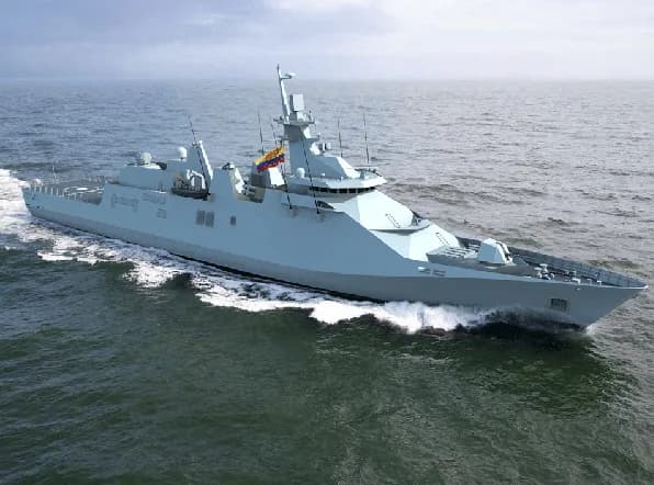 Colombia construirá su primera fragata nacional con apoyo de Damen Naval y Lloyd's Register