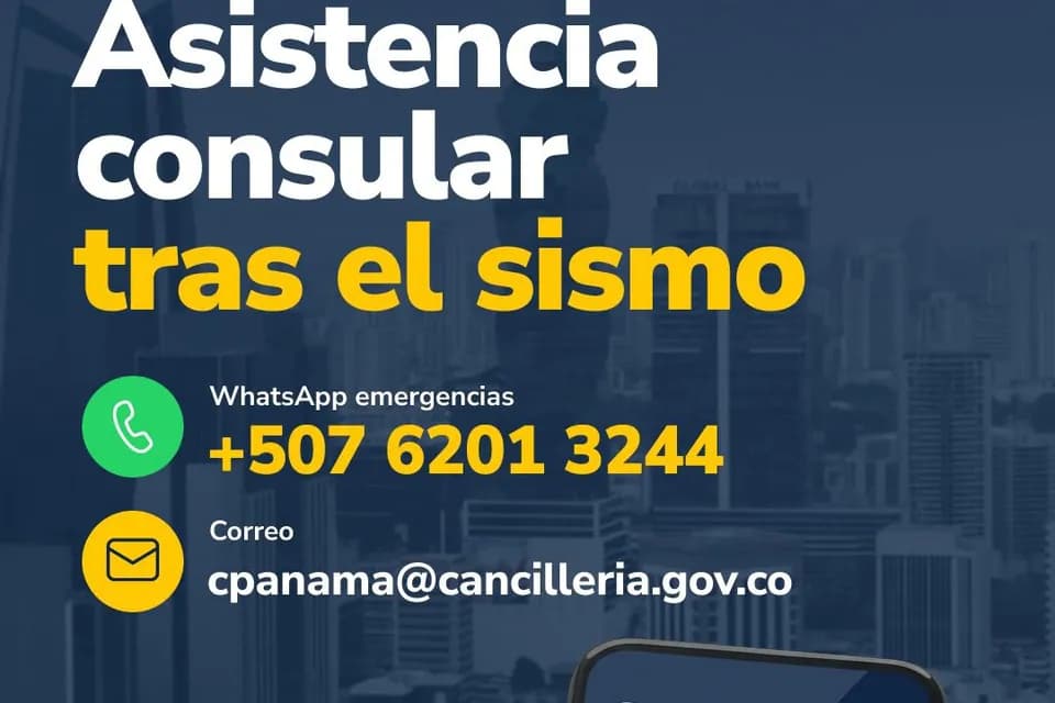 Colombia activó servicios consulares para sus ciudadanos en Panamá