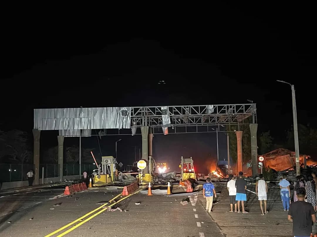 Dos muertos dejó atentado terrorista en el peaje AltoPino en  La Guajira