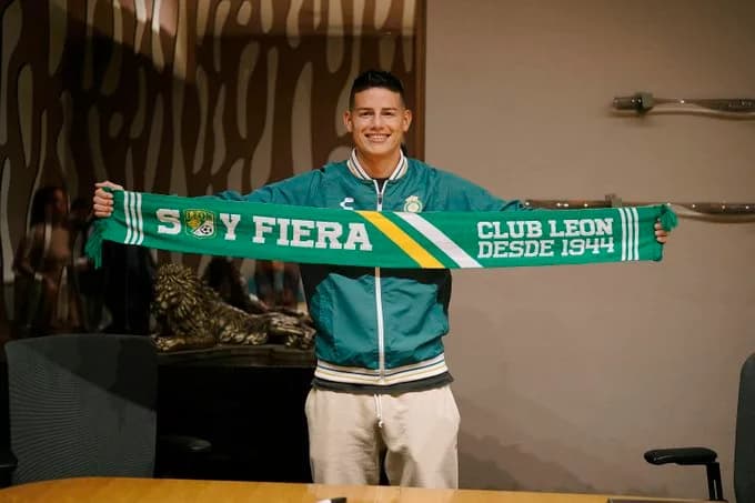 Oficialmente, James Rodríguez es jugador de León de México