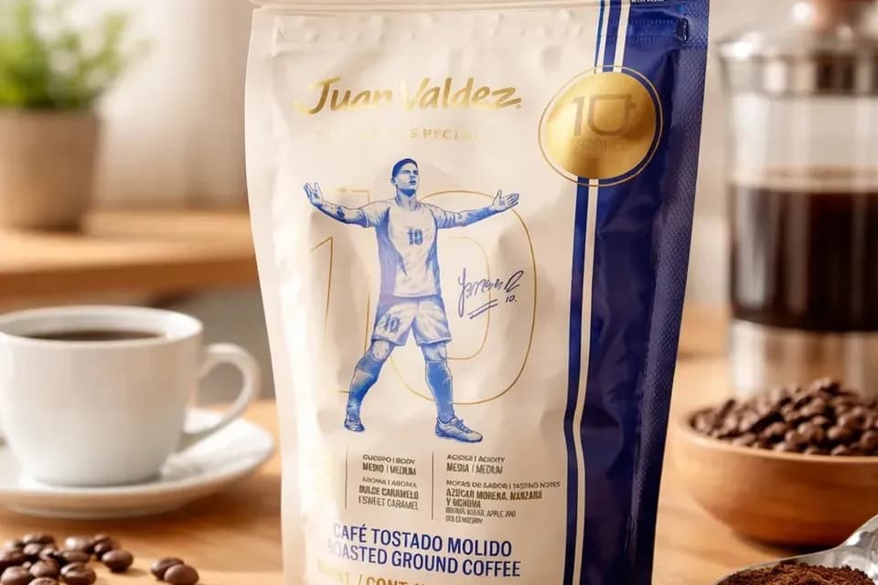 Juan Valdez y James Rodríguez sellan alianza para lanzar edición especial de café 100 % colombiano antes del Mundial