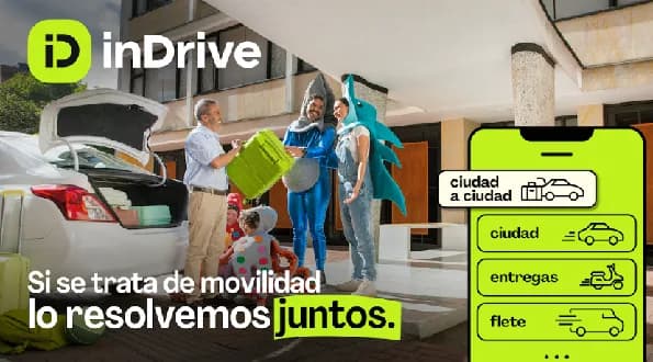 inDrive es la segunda aplicación de transporte más descargada del mundo por tercer año consecutivo