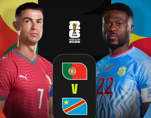 Portugal empató con República Democrática del Congo en su estreno mundialista