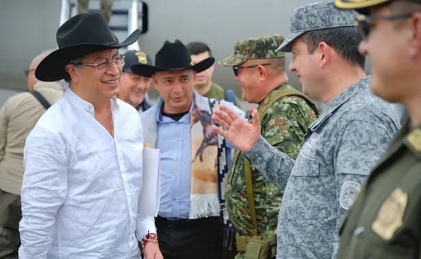 El presidente Petro propuso la construcción de un tren que iría desde los llanos colombianos, hasta el mar