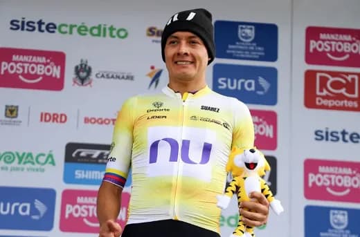 Rodrigo Contreras de Nu Colombia campeón de la Vuelta a Colombia 2025 en bicicleta