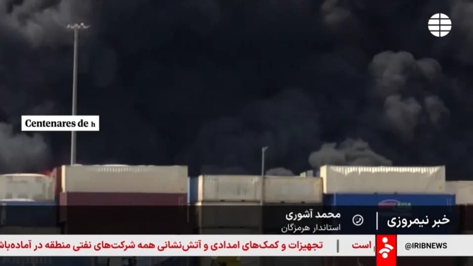 Una gran explosión en el Puerto de Bandar Abbas, en el sur de Irán, dejó 28 muertos y al menos 800 heridos