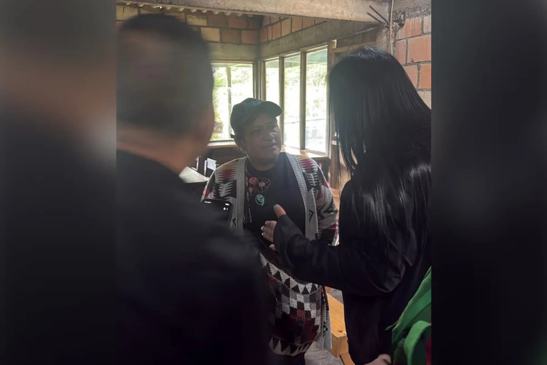 Hace pocos minutos se dió la liberación de la senadora Aída Quilcué y en inmediaciones de Popayán