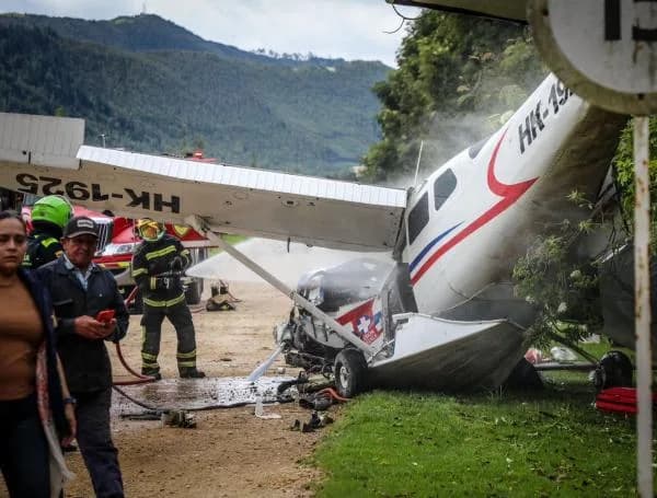 Falleció la auxiliar de Enfermería que iba en la avioneta tipo ambulancia accidentada el sábado en Chía, Cundinamarca
