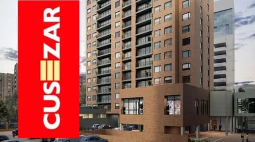 Tuset de Cusezar, nuevo edificio de 17 con 96 unidades de apartamentos en La Colina