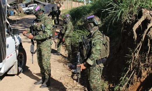 Fueron liberados los 60 militares que habían sido secuestrados por raspachines de coca en el Cauca