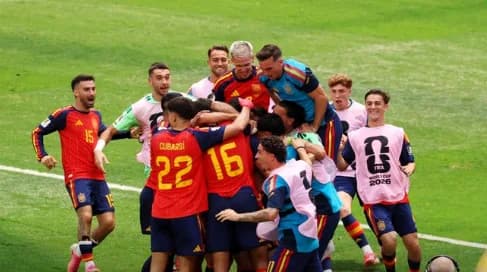 España ganó 2-1 a Bélgica y jugará en semifinales del Mundial contra Francia