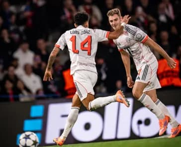 Doblete de Luis Díaz en la victoria del Bayern Múnich contra el PSG
