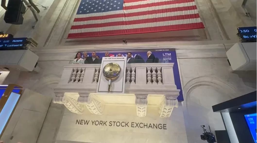 Luego del popular toque a la campana en la Bolsa de Nueva York, Latam dio inicio al Investor Day