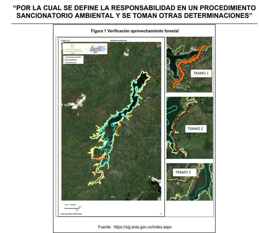 Exclusiva: Imponen multa a Enel Colombia de $1.863 millones por aprovechamiento forestal en el proyecto hidroeléctrico El Quimbo en Huila