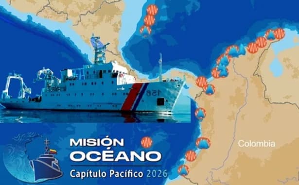 El buque de Investigación oceanográfica insignia de Colombia inicia seguimiento en el mar de 105 días al Fenómeno de “El Niño”