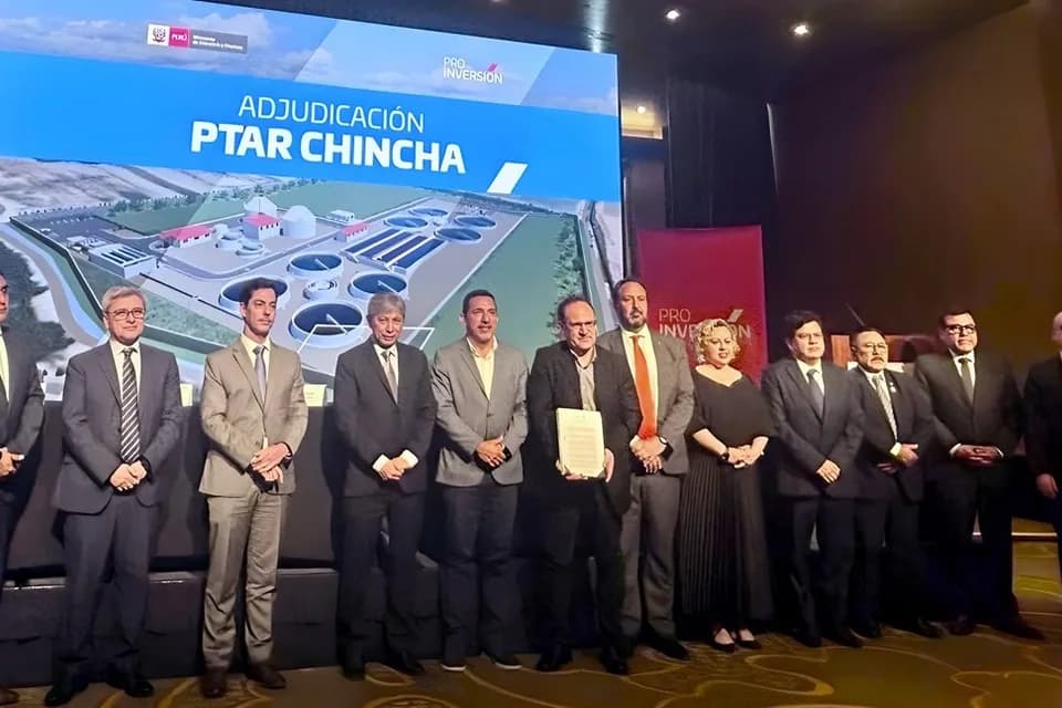 Aqualia (grupo español con operación de acueductos en Colombia) construirá sistema de aguas residuales en Perú por US$95 millones