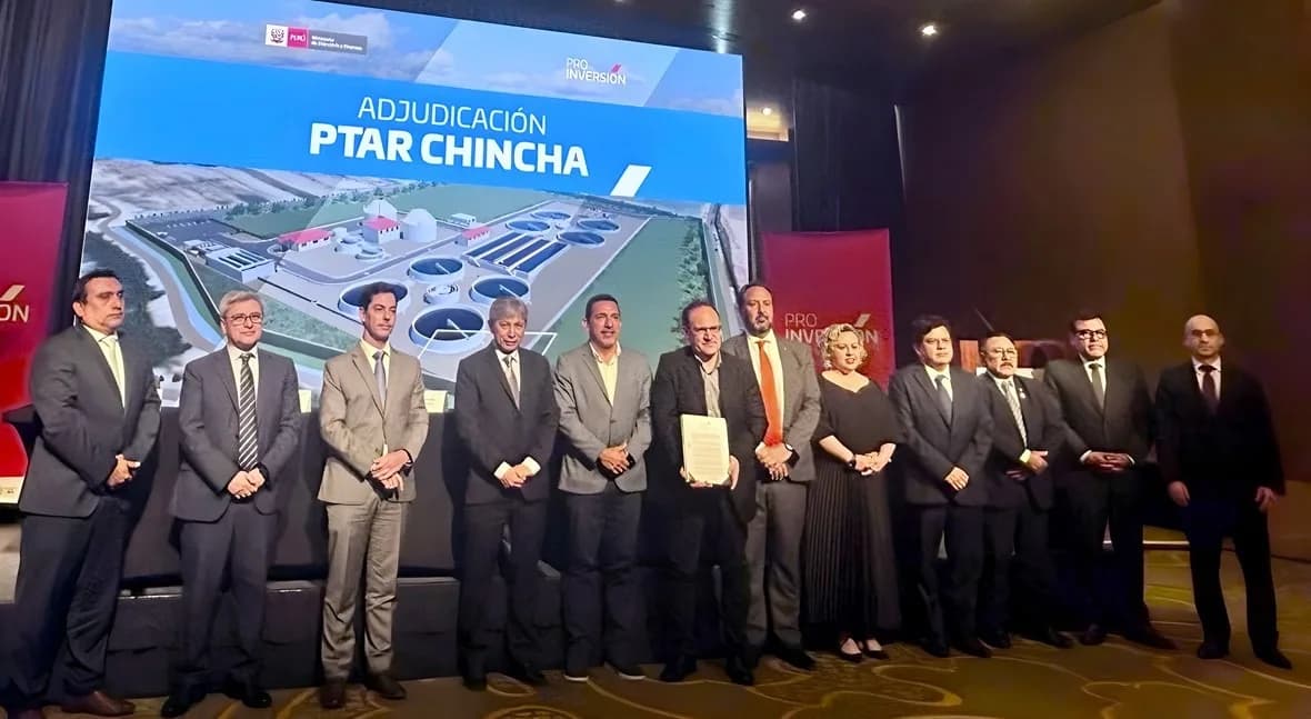 Aqualia (grupo español con operación de acueductos en Colombia) construirá sistema de aguas residuales en Perú por US$95 millones