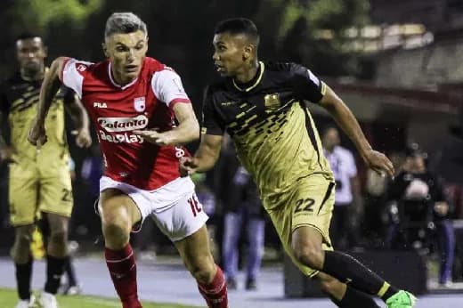 Águilas y Santa Fe finalizaron en tablas; Nacional ganó y acabó con su mala racha y Bucaramanga goleó a Envigado, en el cierre de la jornada dominical de la Liga Betplay