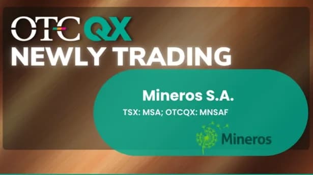 Mineros “se graduó” y asciende del mercado básico para cotizar en el Otcqx Best Market de Estados Unidos