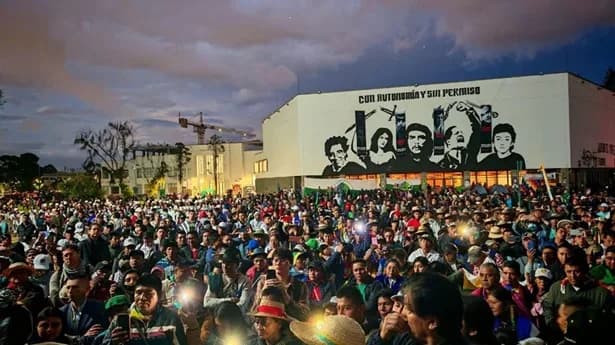 La Minga Indígena se retiró de Bogotá tras participar en las marchas del Gobierno Petro