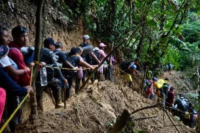 El año pasado, 520.000 migrantes cruzaron la selva del Tapón del Darién entre Colombia y Panamá, más del doble que en 2022
