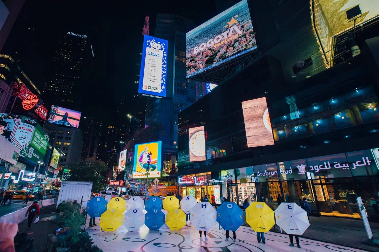 Con el fin de atraer más inversión y turistas, Bogotá llegó a las pantallas del Time Square en Nueva York