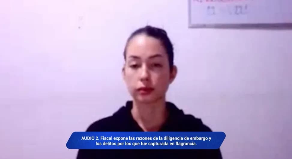 A la cárcel creadora de contenido Wendy Jeanette Durán Bocanegra por los delitos de fabricación, tráfico y porte de armas de fuego y municiones