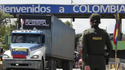 Entre enero y marzo Venezuela movilizó el 15,25% del transporte pesado que circuló en la frontera con Colombia