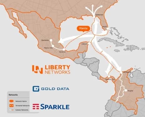 Sistema de cable submarino panregional de 5.600 kilómetros conectará centros de datos digitales de E.U., México y Panamá con Colombia