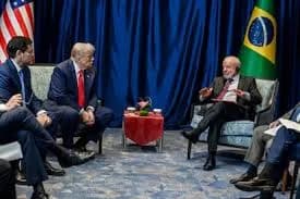 Primera visita oficial del presidente de Brasil Lula da Silva a su homólogo Donal a Trump en E.U.