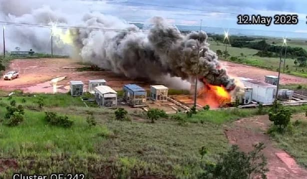 Vándalos atacaron un contenedor de una empresa contratista de Frontera Energy en el Oasis, en zona rural de Puerto Gaitán, Meta