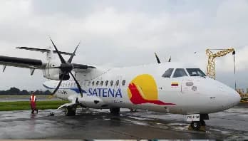 Desde Dinamarca Satena recibió su segundo avión ATR 72-600 como parte de su plan de modernización de flota
