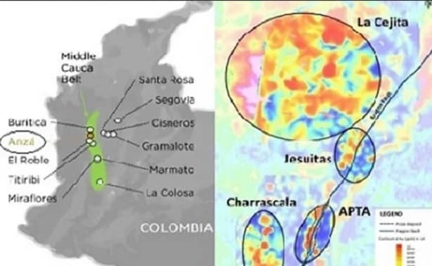 Newmont vendió el 9,4 % en Orosur Mining (dueña de la mina de oro Anzá, en Antioquia) a varios inversores institucionales a largo plazo