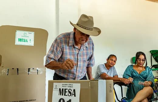 Se abrieron las urnas en 41 municipios de 20 departamentos para las elecciones nuevas y complementarias de las Juntas Administradoras Locales