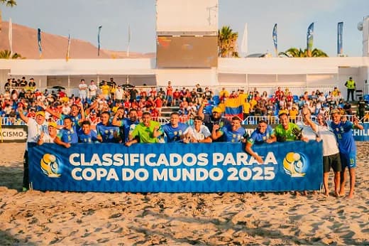 Brasil venció a Colombia en la semifinal de la Copa América de Fútbol Playa 2025 y clasificó al Mundial